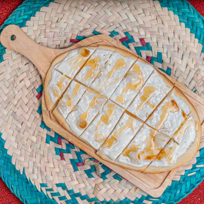 Labneh With Honey Manoosha