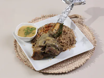 Lamb Shanks With Rice